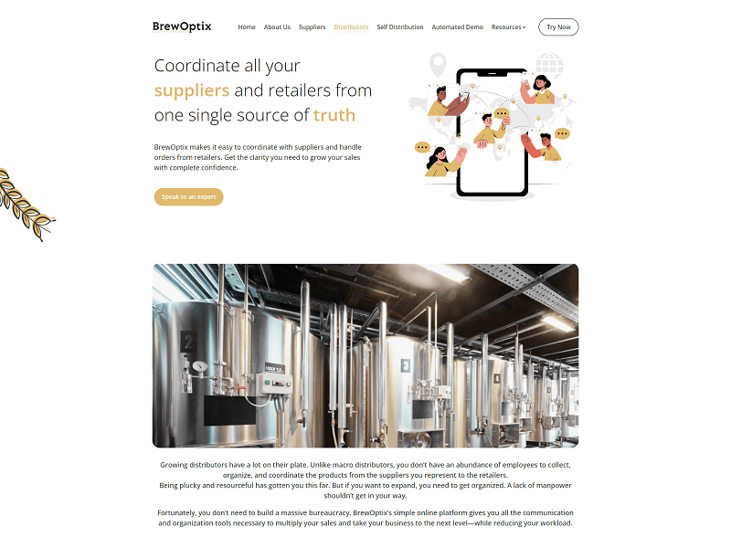 BrewOptix screenshot 2