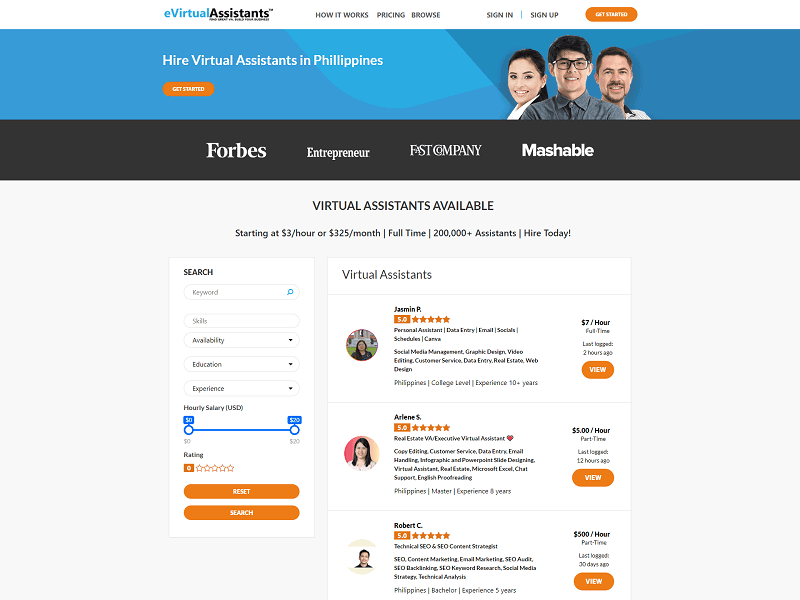 eVirtualAssistants screenshot 3